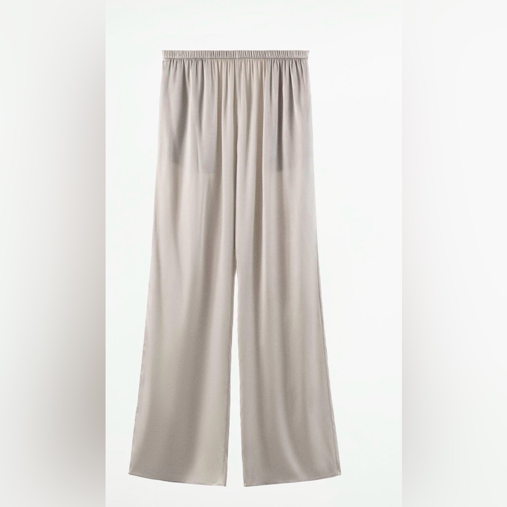 Silk Zara Mulberry Pants Mink Grey